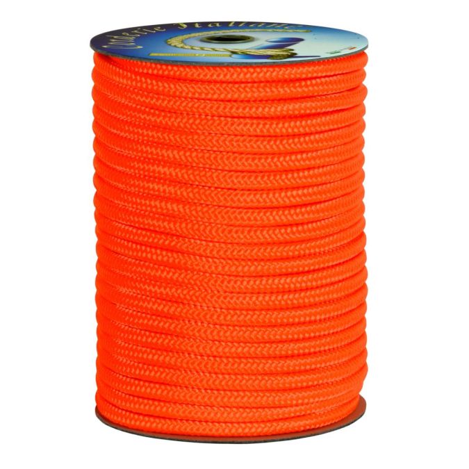 Treccia alta tenacità arancio 10 mm - 200 mt
