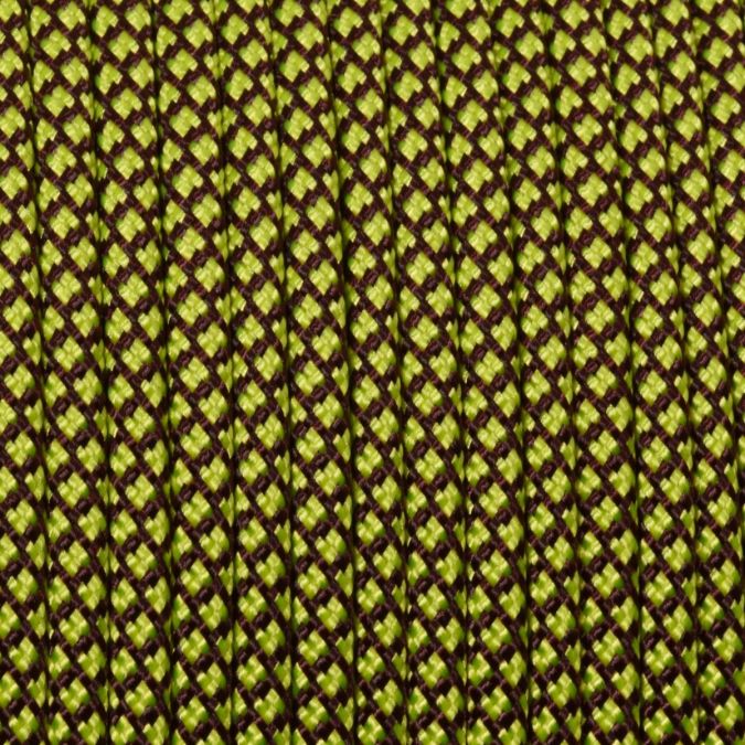 Paracord 550 snake giallo flu-bordeaux 4 mm - 30 mt