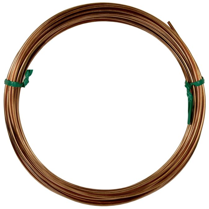 Filo alluminio tondo rame, 2 mm - 12 mt