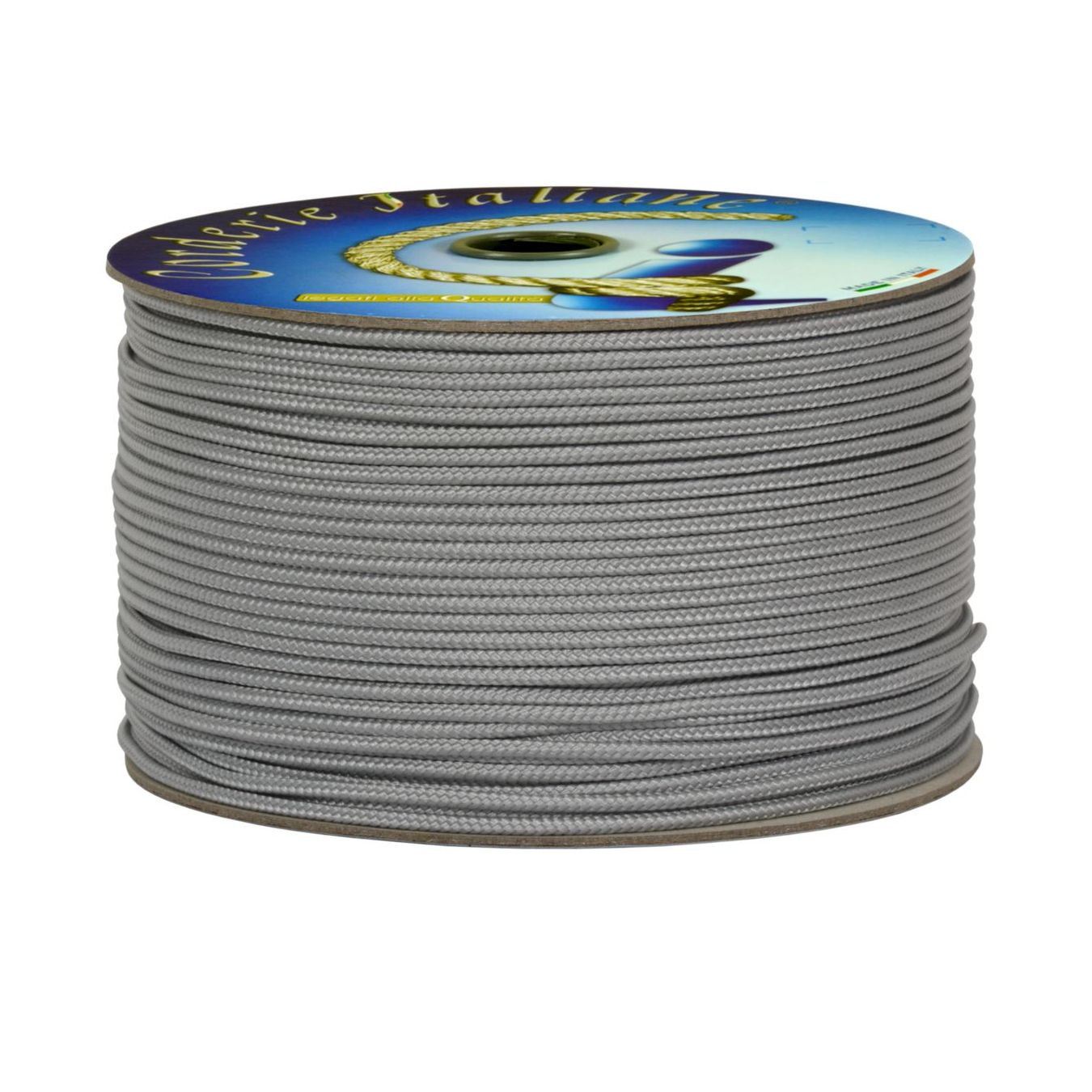 Treccia In Polipropilene Grigio Perla - Diametro 5mm, Lunghezza 10m, Carico 260kg